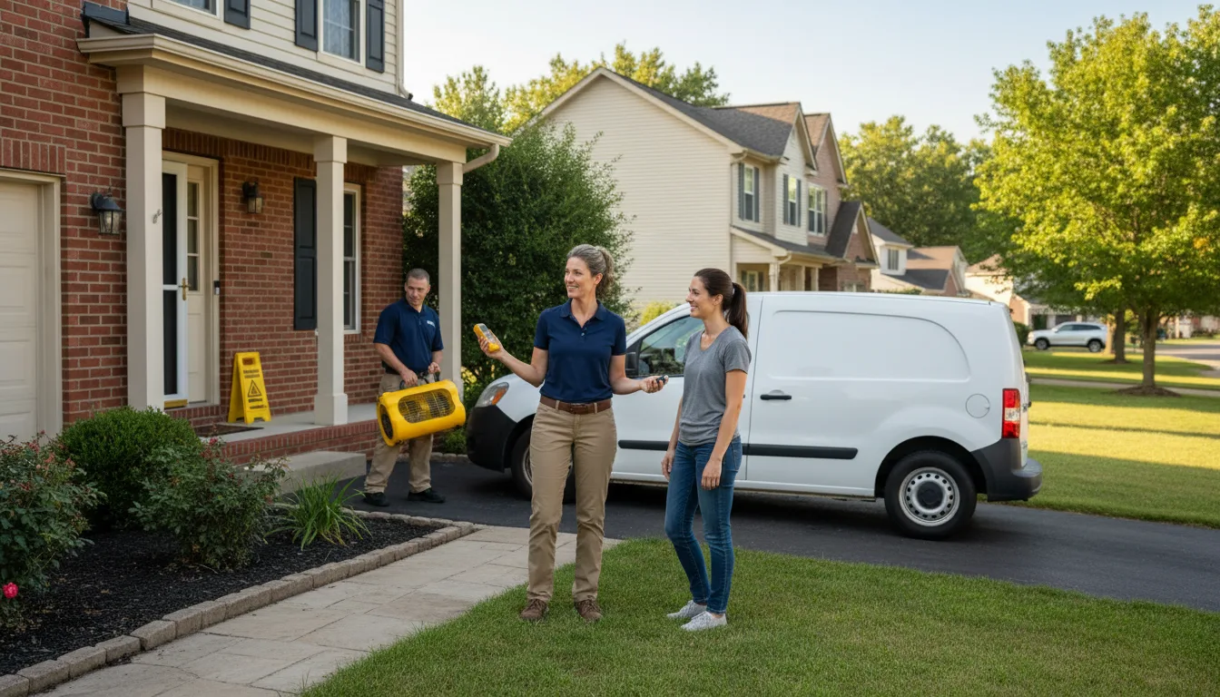 Residential water damage restoration in Jackpot, NV